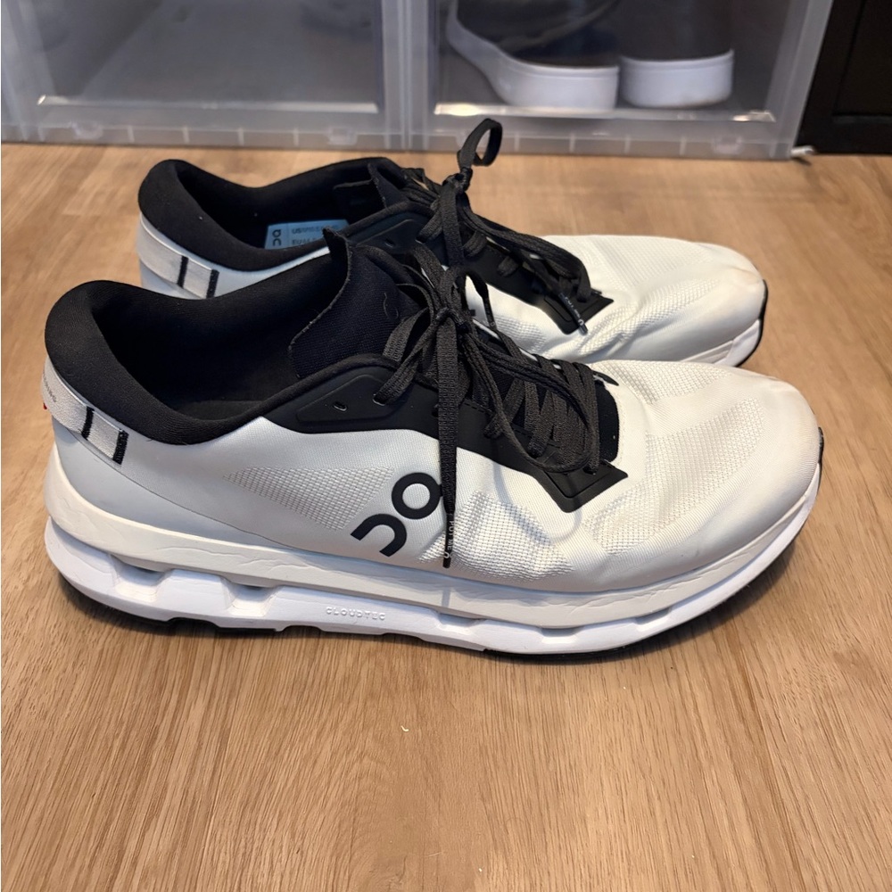 On Running Cloudtilt Men's Black and Cream Running Shoes